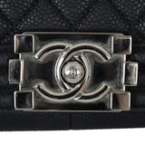 Chanel Boy Large | Silver Hardware