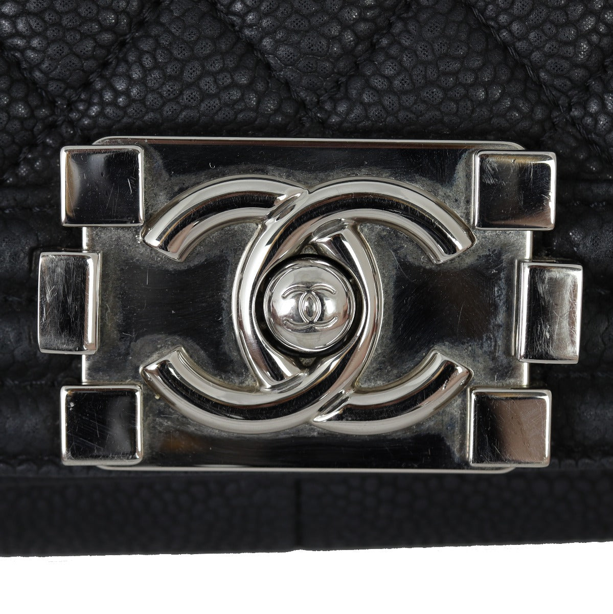 Chanel Boy Large | Silver Hardware