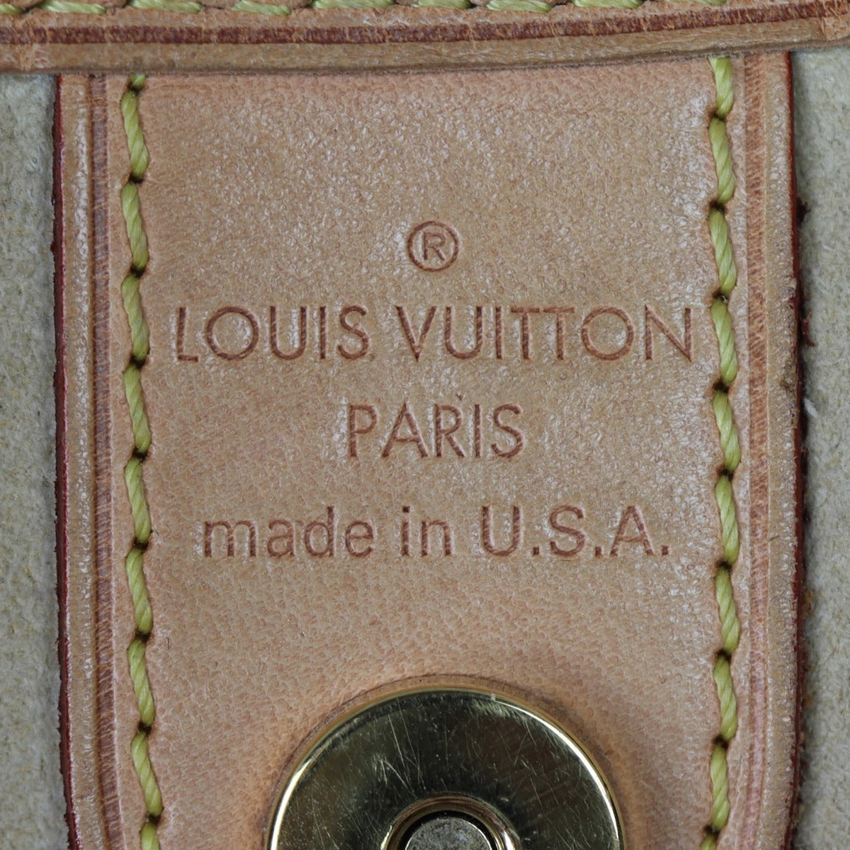 Louis Vuitton Galliera PM Damier Azur Interior Stamp