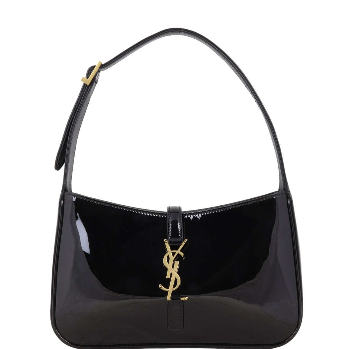 Saint Laurent Le 5 a 7 Hobo Patent