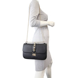 Valentino Medium Lock Shoulder Bag Mannequin