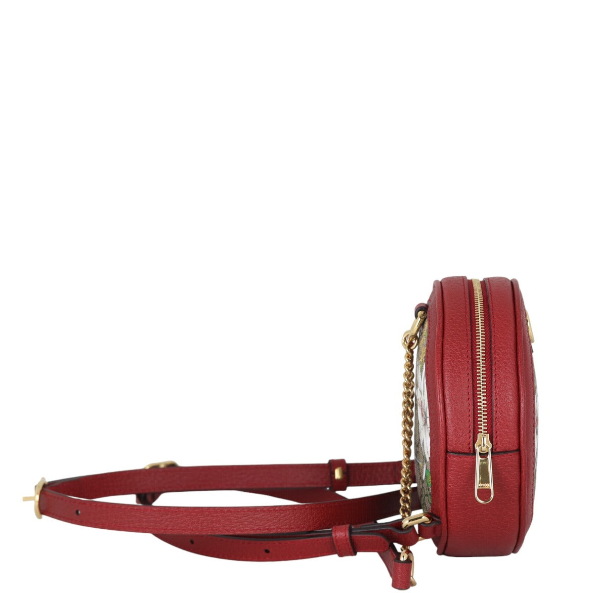 Gucci Flora GG Supreme Ophidia Round Backpack Mini