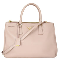 Prada Saffiano Lux Galleria Double Zip Tote Medium