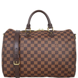 Louis Vuitton Speedy 35 Bandouliere Damier Ebene