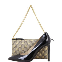 Gucci GG Supreme Monogram Bees Chain Pouch