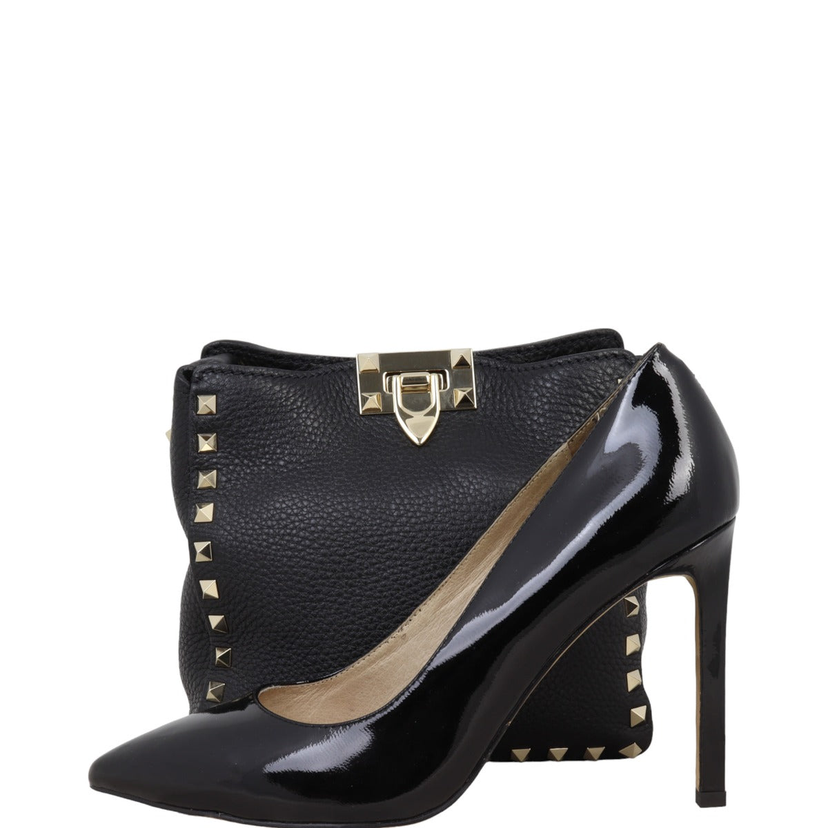 Valentino Rockstud Flip-Lock Messenger Bag Mini