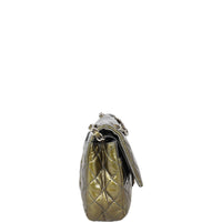 Chanel Classic Double Flap Medium Patent | Olive