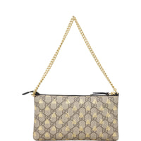 Gucci GG Supreme Monogram Bees Chain Pouch