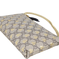 Gucci GG Supreme Monogram Bees Chain Pouch