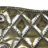 Chanel Classic Double Flap Medium Patent | Olive