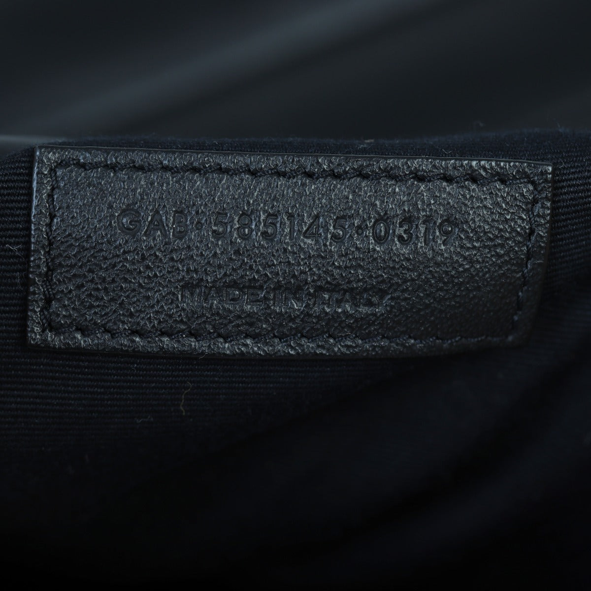 Saint Laurent Miles Matelasse Chevron Bowling Bag