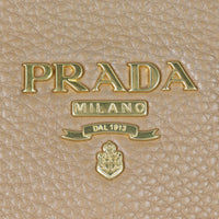 Prada Vitello Daino Double Zip Tote