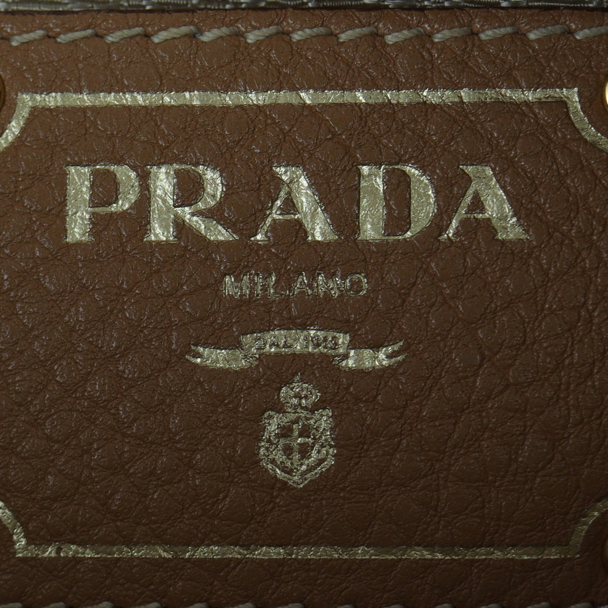 Prada Vitello Daino Double Zip Tote