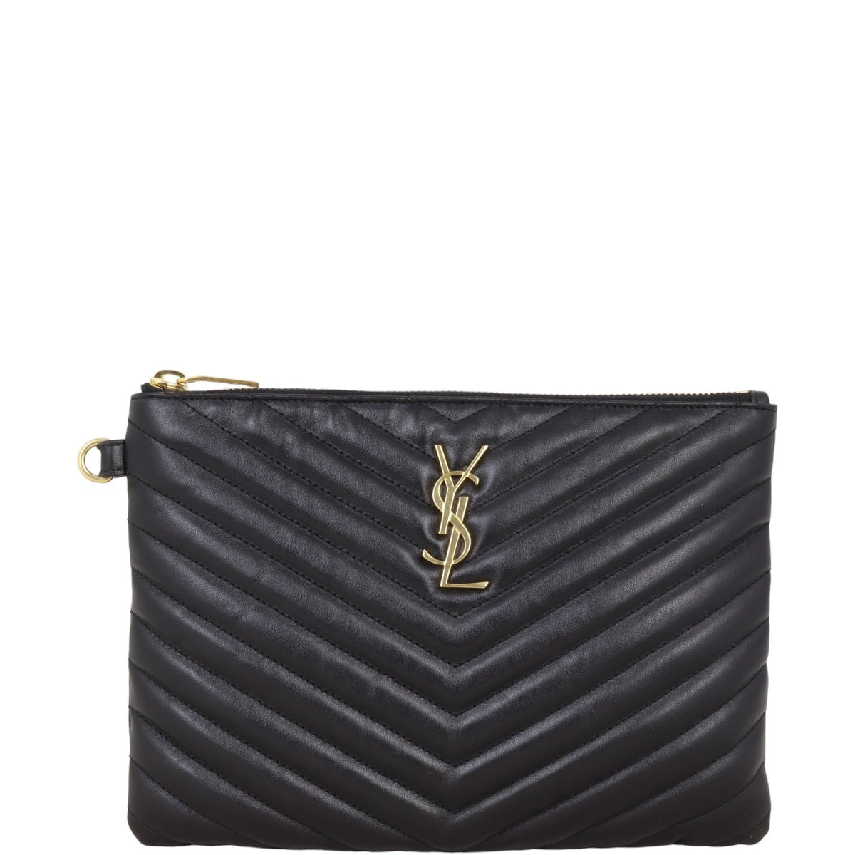 Saint Laurent Cassandre Monogram Matelasse Pouch