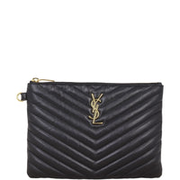 Saint Laurent Cassandre Monogram Matelasse Pouch