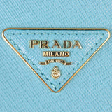 Prada Saffiano Lux Galleria Double Zip Tote Mini Hardware