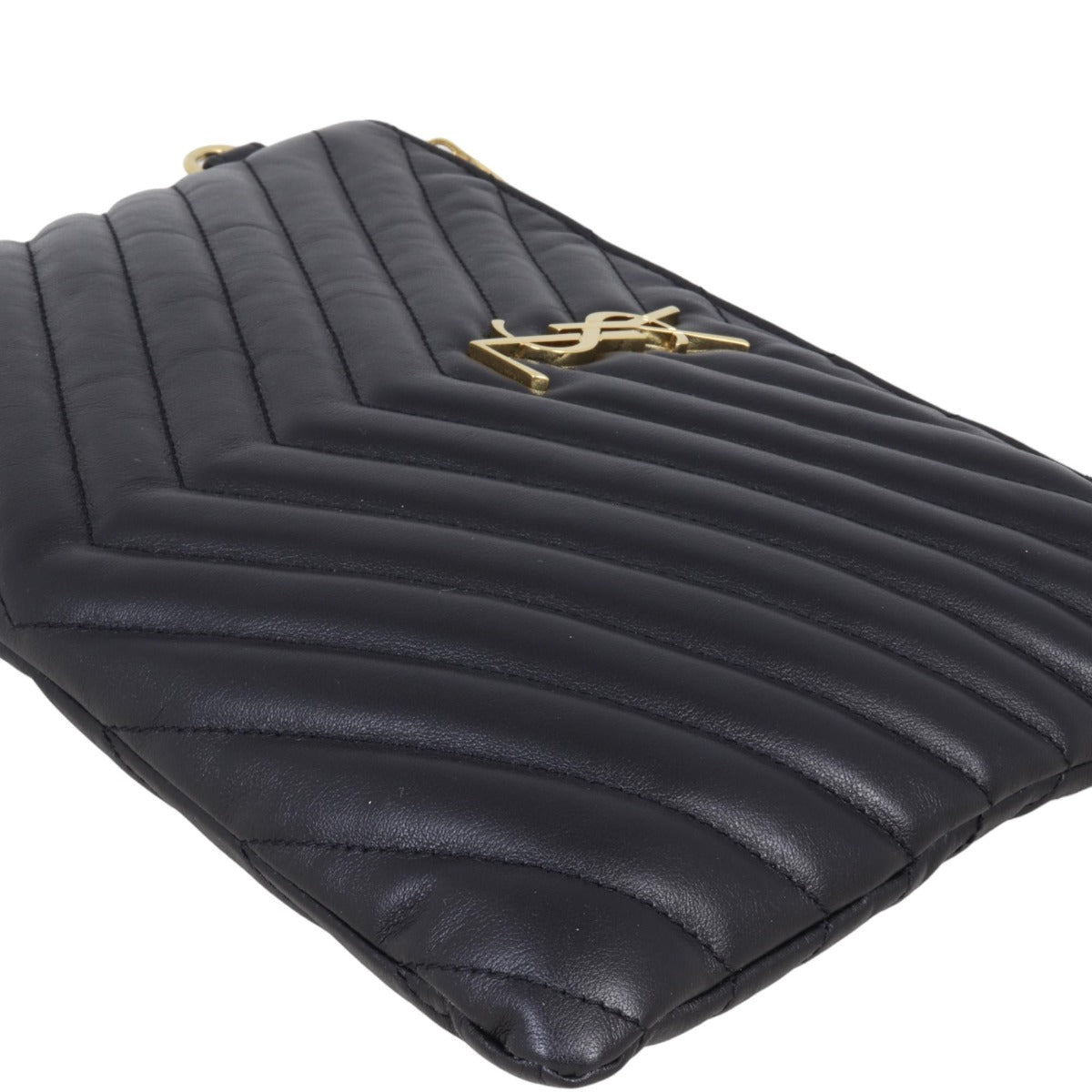 Saint Laurent Cassandre Monogram Matelasse Pouch