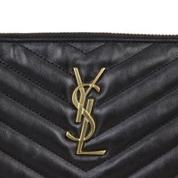 Saint Laurent Cassandre Monogram Matelasse Pouch