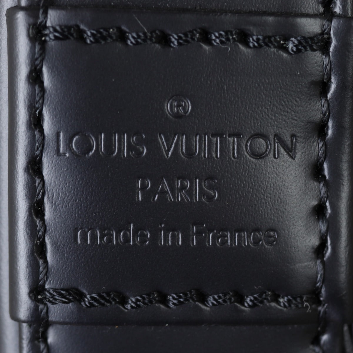 Louis Vuitton Alma PM Epi Interior Stamp