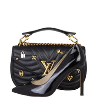 Louis Vuitton New Wave MM Chain Bag Love Lock