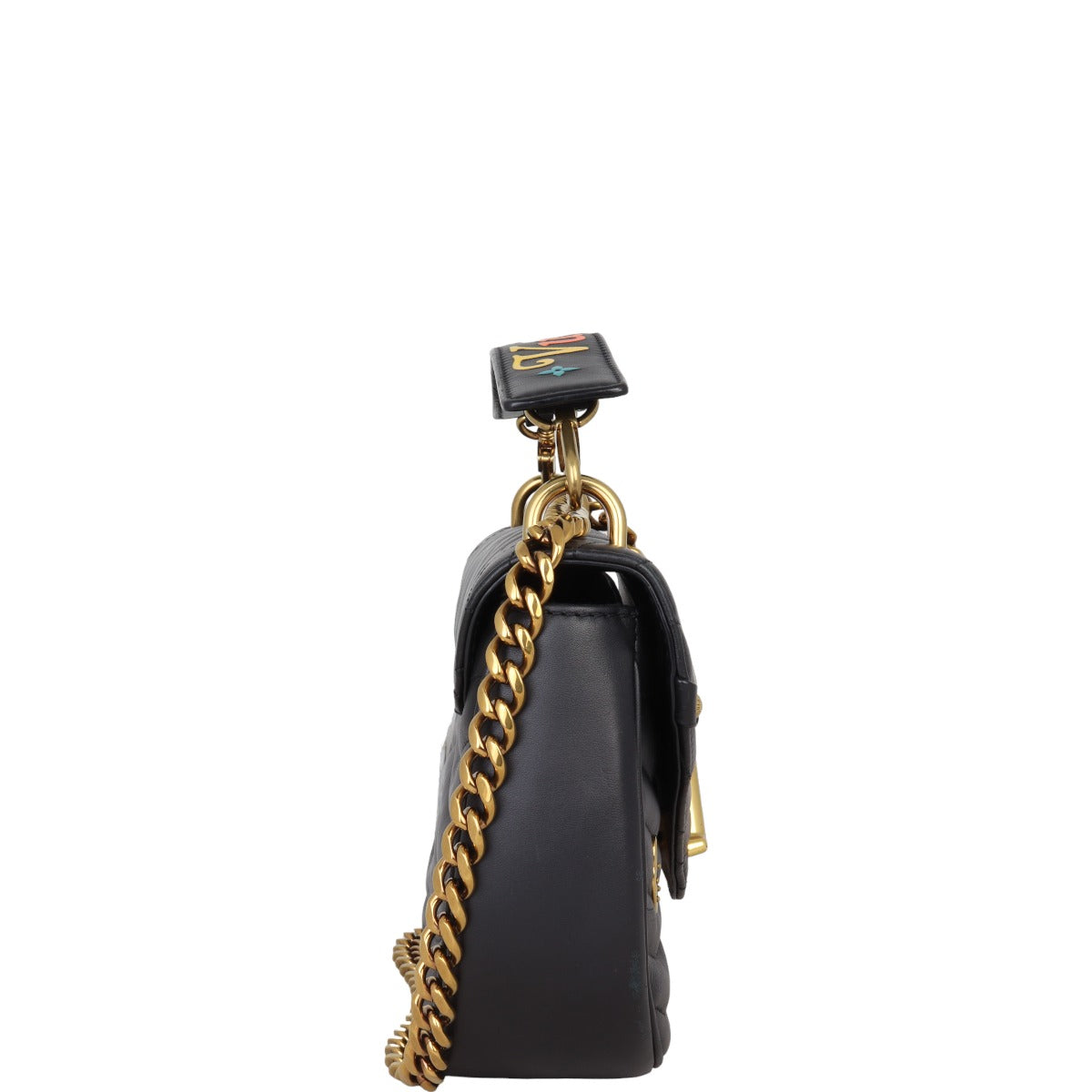 Louis Vuitton New Wave MM Chain Bag Love Lock