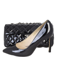 Chanel East West Flap Bag Patent