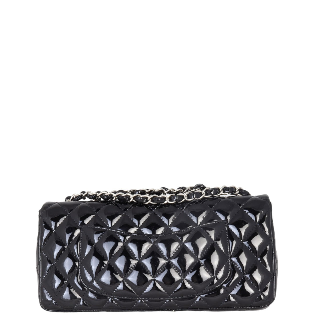 Chanel East West Flap Bag Patent