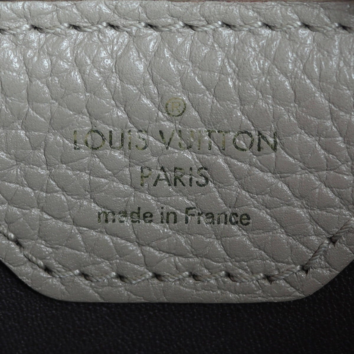 Louis Vuitton Capucines BB Interior Stamp