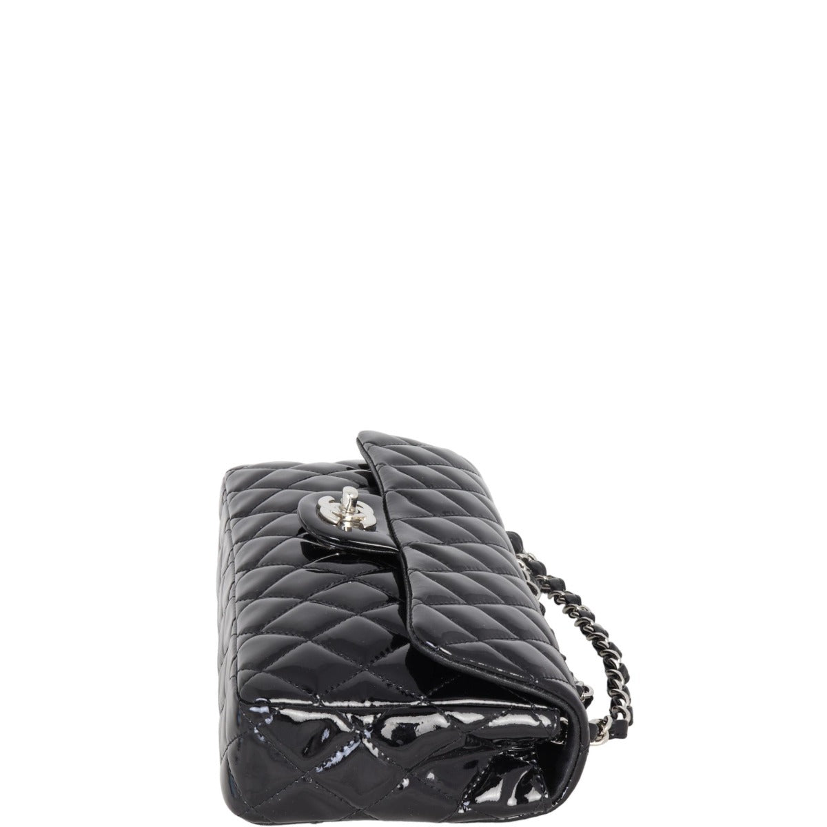 Chanel East West Flap Bag Patent
