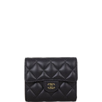 Chanel Classic Compact Wallet | Black
