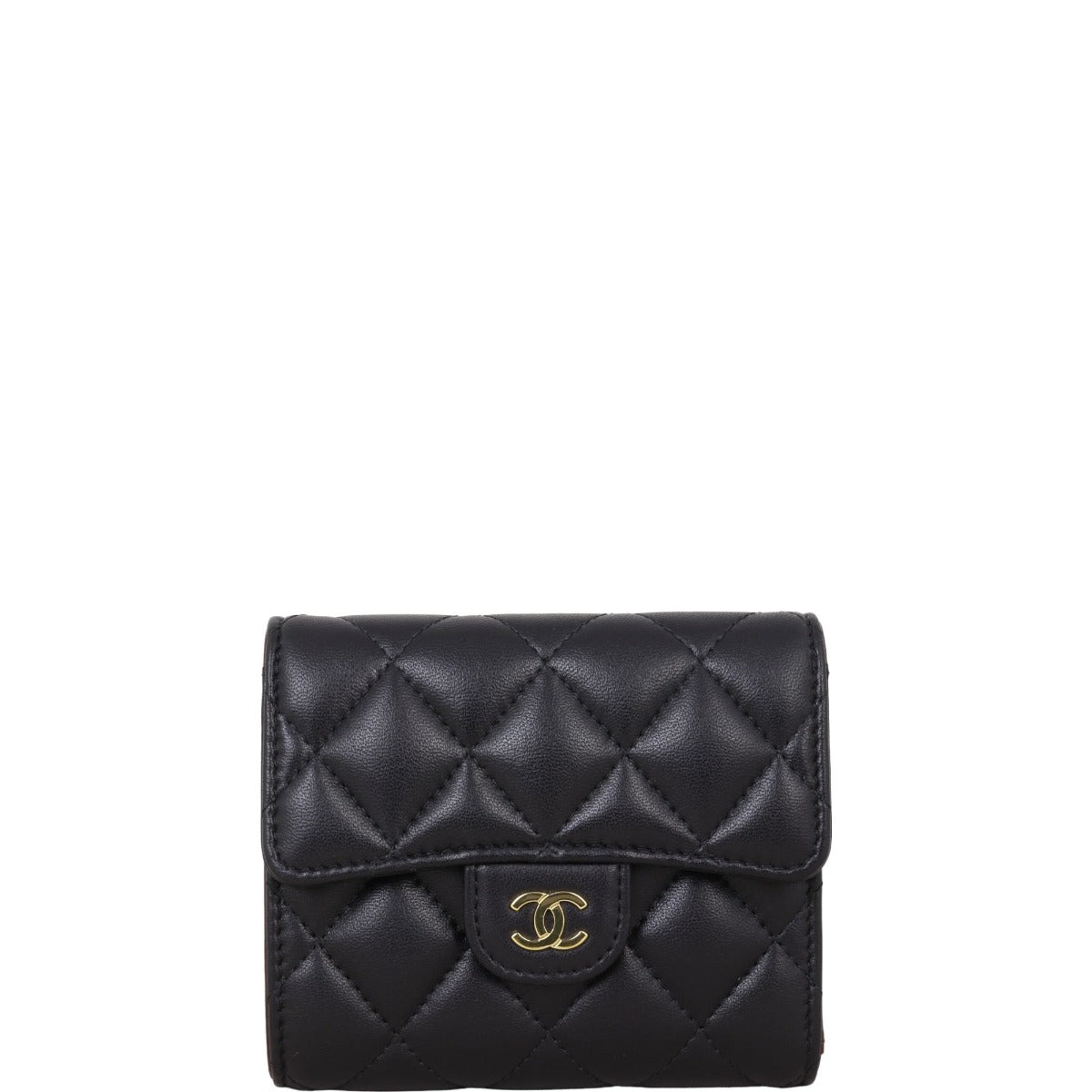 Chanel Classic Compact Wallet | Black
