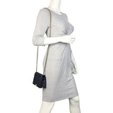 Chanel Boy Wallet on Chain | Navy Blue