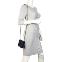 Chanel Boy Wallet on Chain | Navy Blue