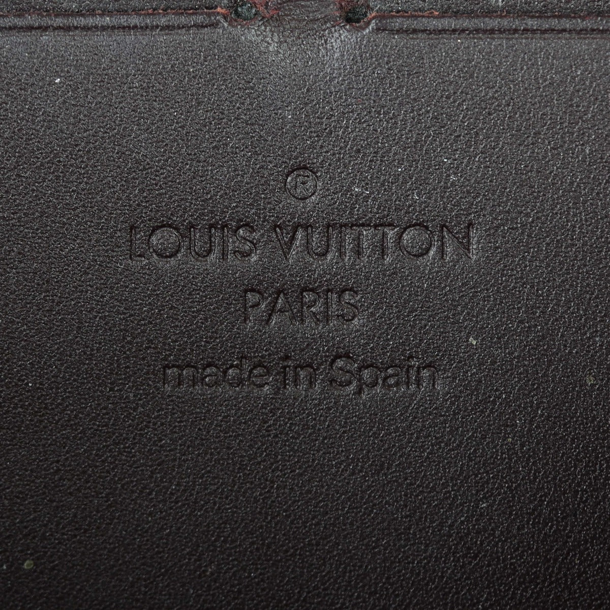 Louis Vuitton Zippy Wallet Monogram Vernis Interior Stamp