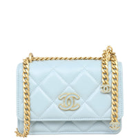 Chanel Enamel Mini Wallet on Chain