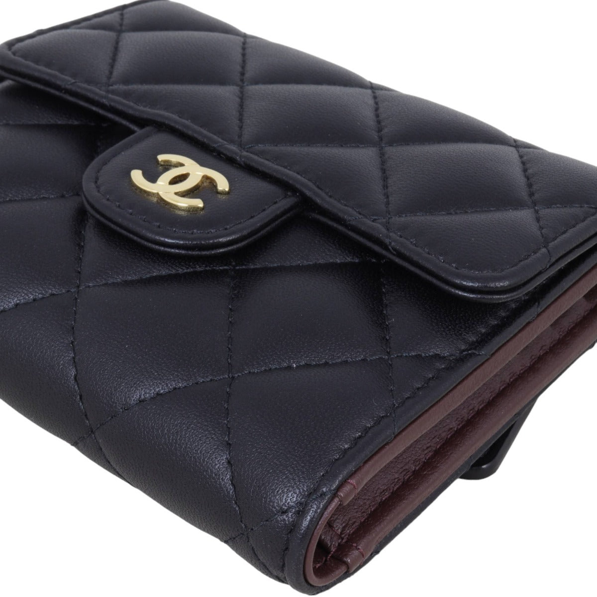 Chanel Classic Compact Wallet | Black
