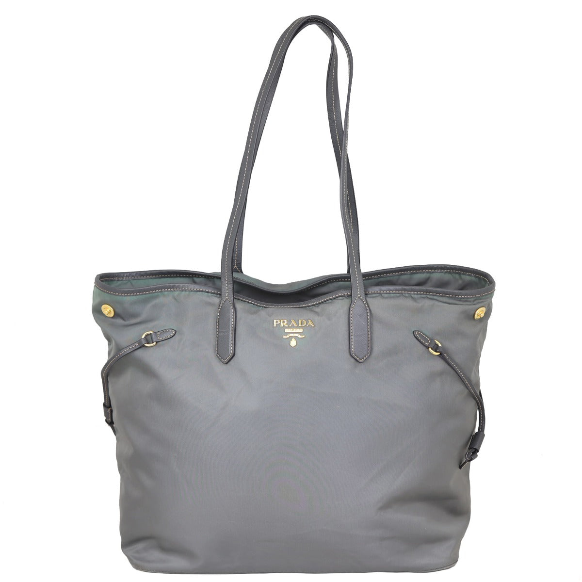 Prada Tessuto Saffiano Shopping Tote Front