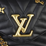 Louis Vuitton New Wave MM Chain Bag Love Lock