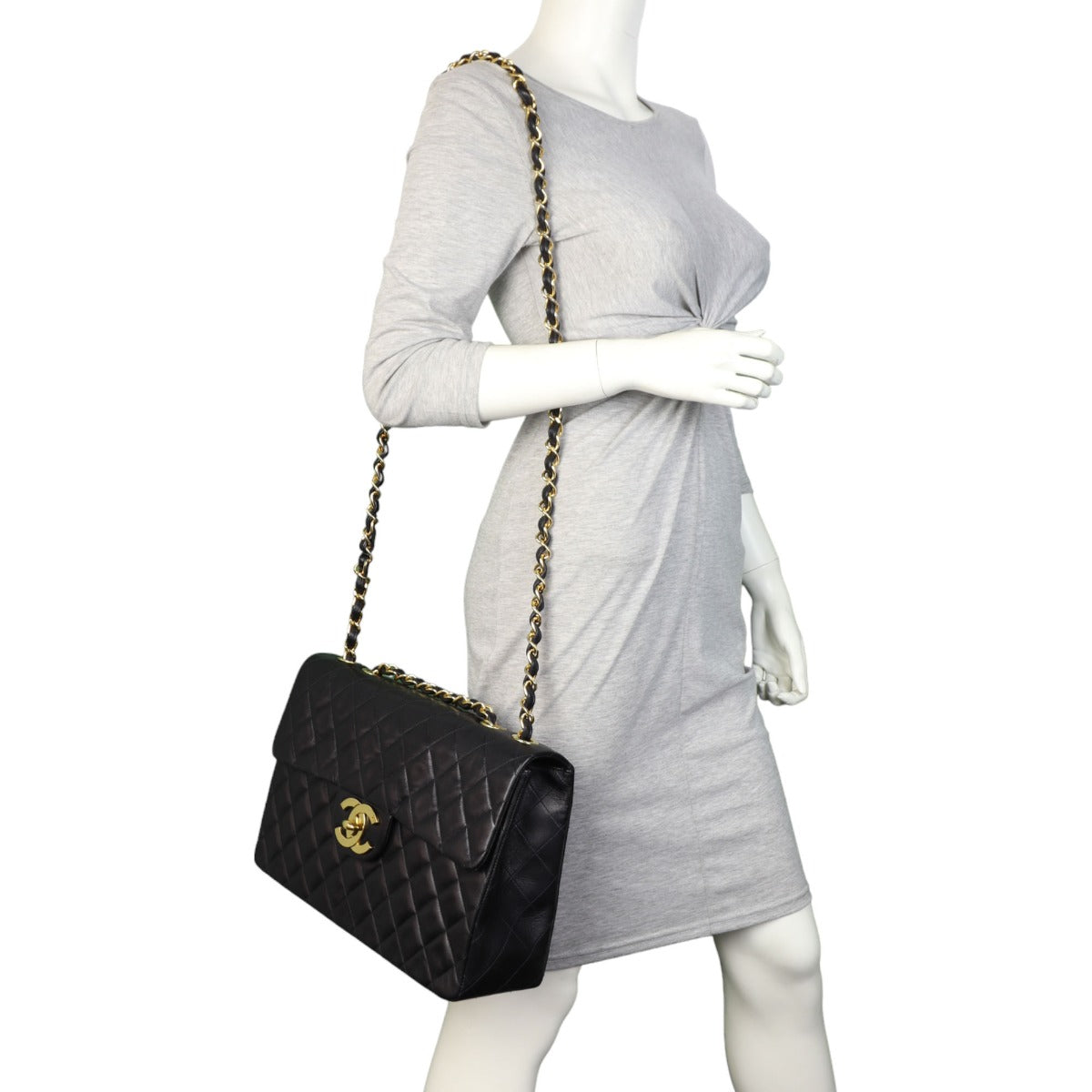 Chanel Maxi Jumbo XL Single Flap | Calfskin