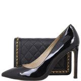 Chanel Chain Around Boy Wallet on Chain | Black