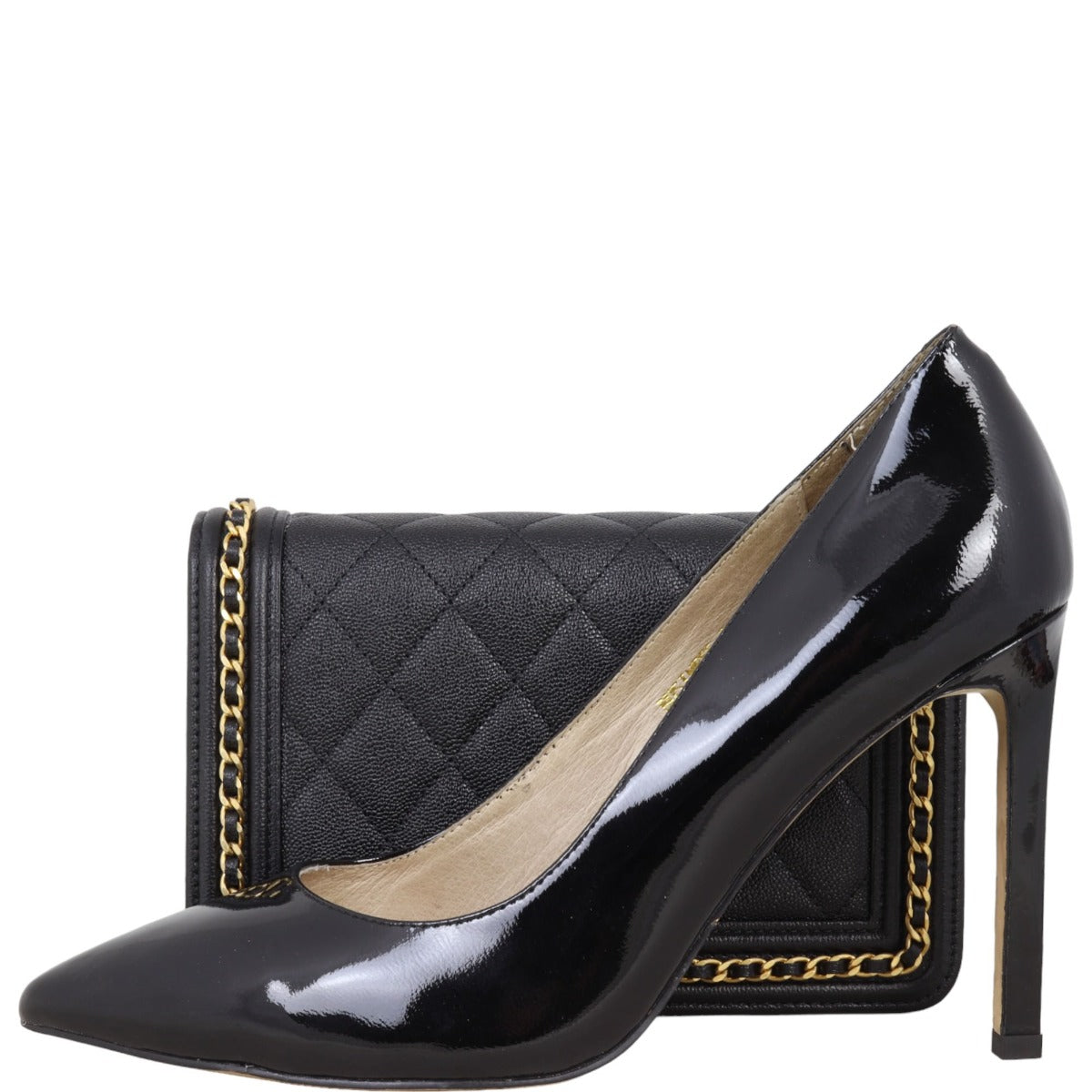 Chanel Chain Around Boy Wallet on Chain | Black