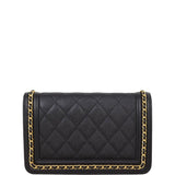 Chanel Chain Around Boy Wallet on Chain | Black