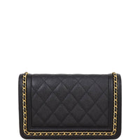 Chanel Chain Around Boy Wallet on Chain | Black