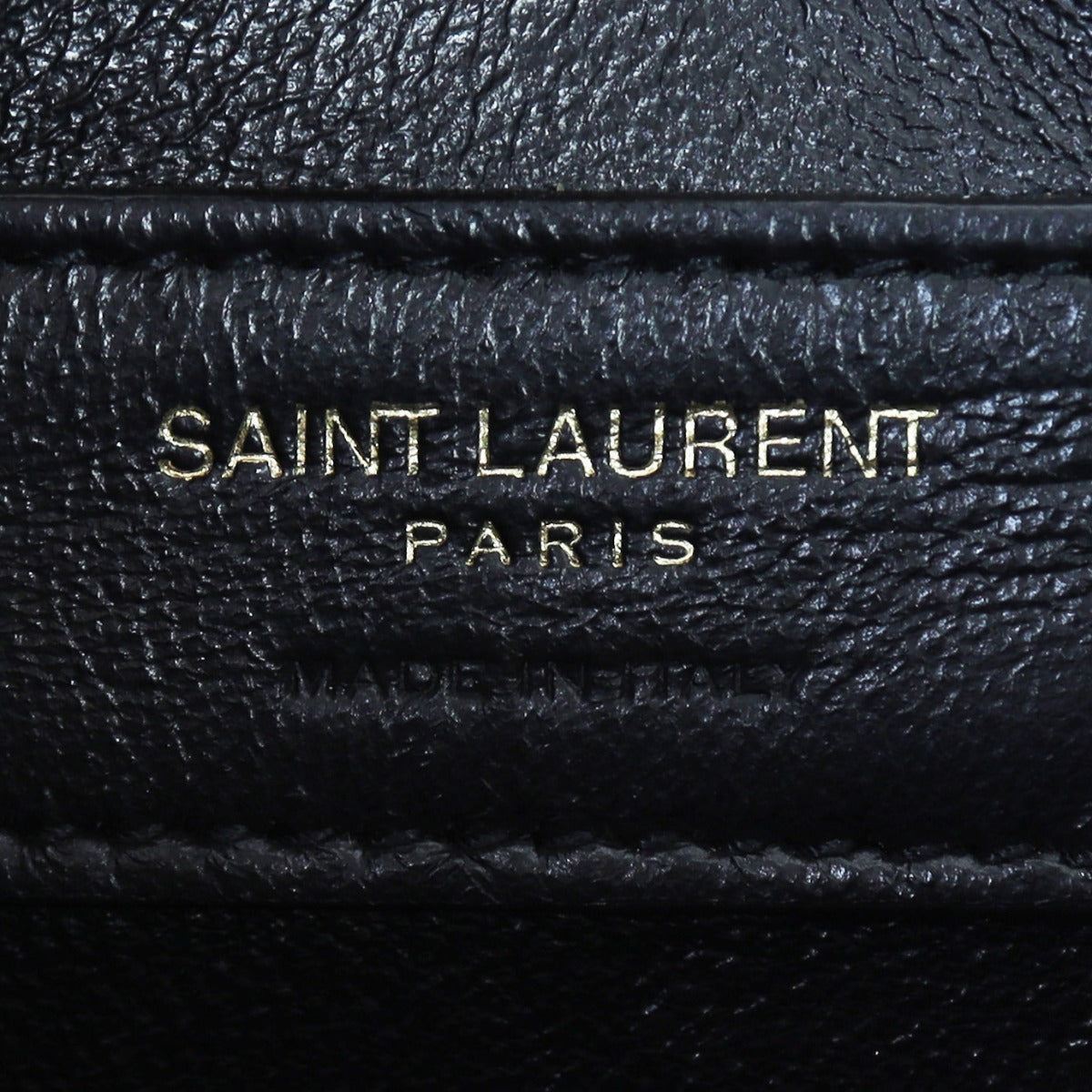 Saint Laurent Monogram Mix Matelasse Envelope Chain Bag  Suede Medium Interior Stamp