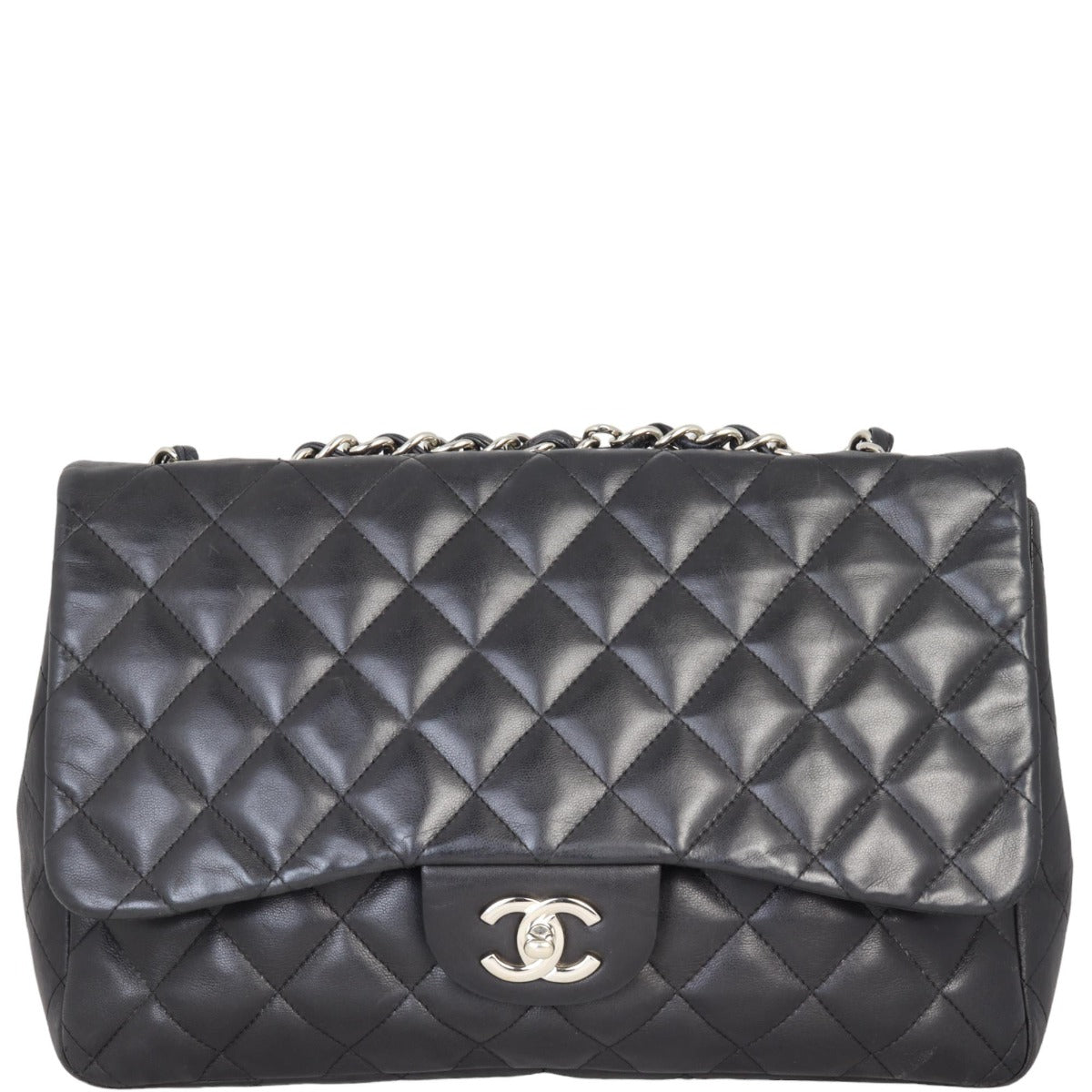 Chanel Classic Single Flap Jumbo | Black Lambskin