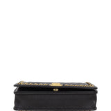 Chanel Chain Around Boy Wallet on Chain | Black