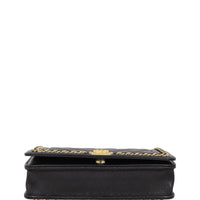 Chanel Chain Around Boy Wallet on Chain | Black