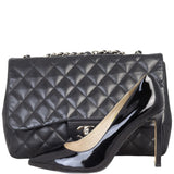 Chanel Classic Single Flap Jumbo | Black Lambskin