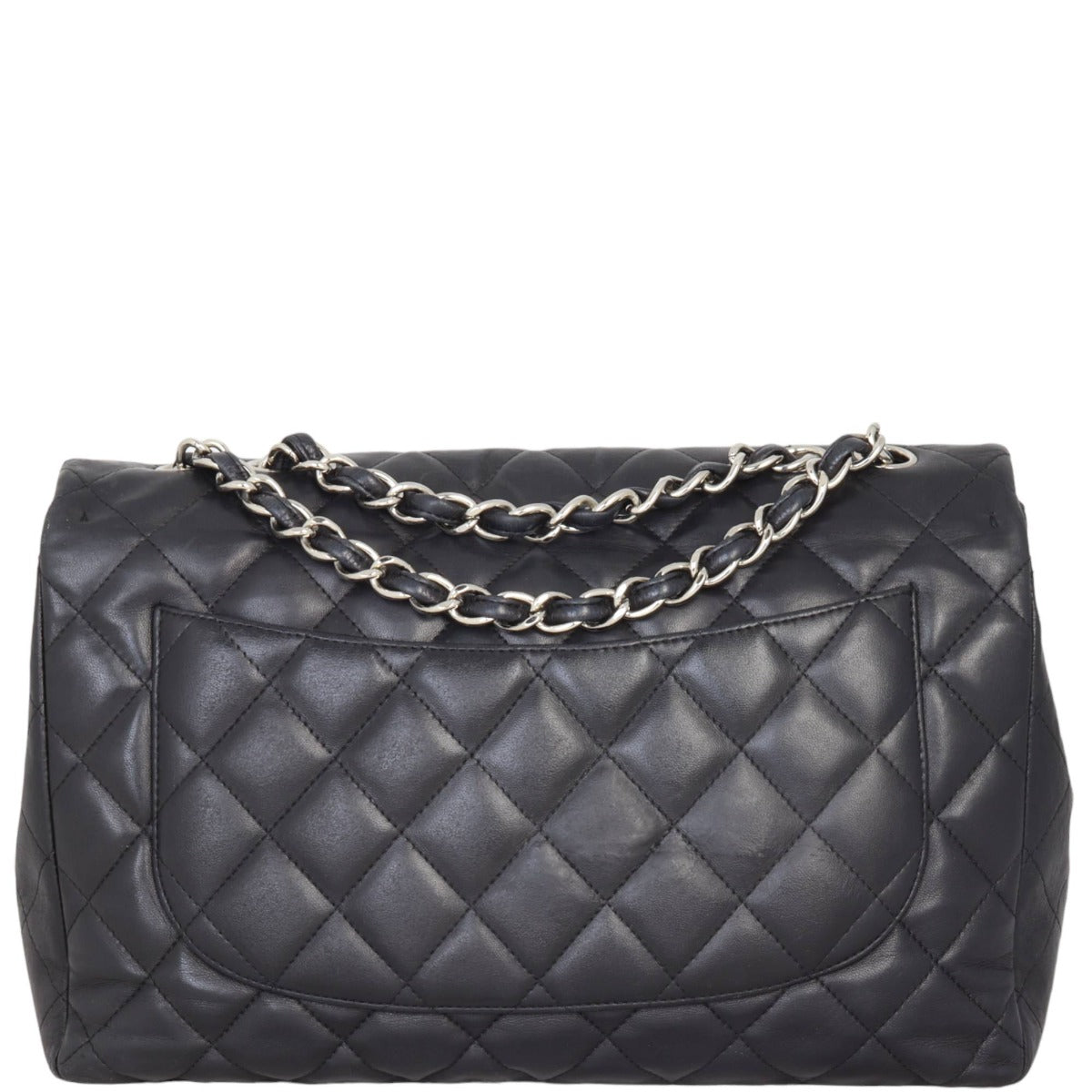 Chanel Classic Single Flap Jumbo | Black Lambskin
