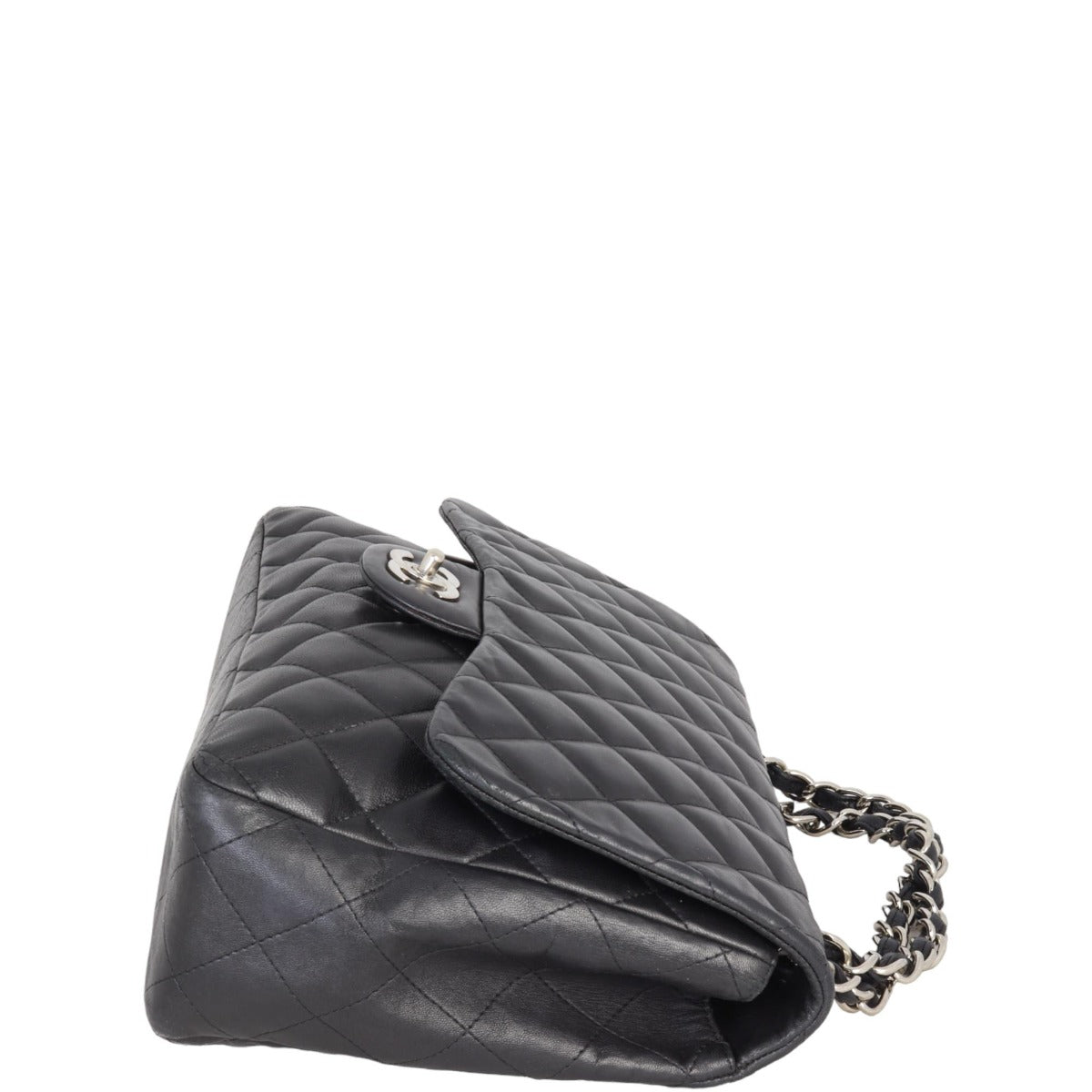 Chanel Classic Single Flap Jumbo | Black Lambskin
